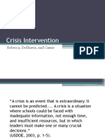 Crisis Intervention