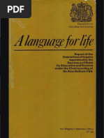Download A Language for Life - Report of the Committee of Inquiry appointed by the Secretary of State for Education and Science under the Chairmanship of Sir Alan Bullock by ttrb SN32822030 doc pdf