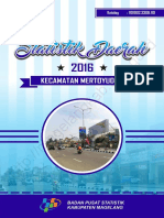 Statistik Daerah Kecamatan Mertoyudan 2016