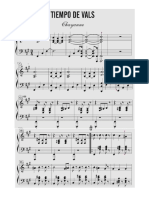 Tiempo de Vals Partitura Piano PDF