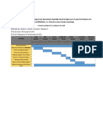 Actividades diagrama de gantt