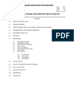 Standard Operating Procedures: Operation of The Em61 High Sensitivity Metal Detector