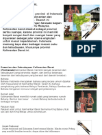 Kesenian Tradisional Kalimantan Barat
