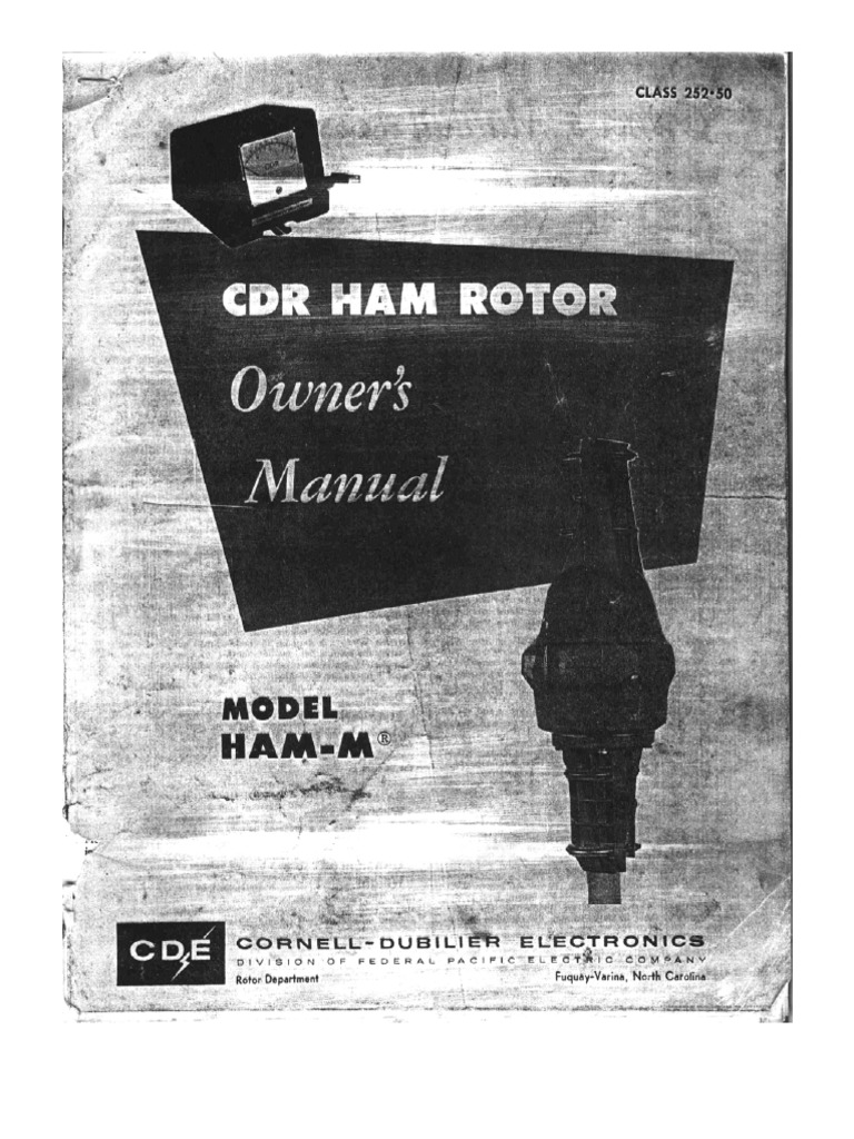 Cde Ham-M PDF | PDF