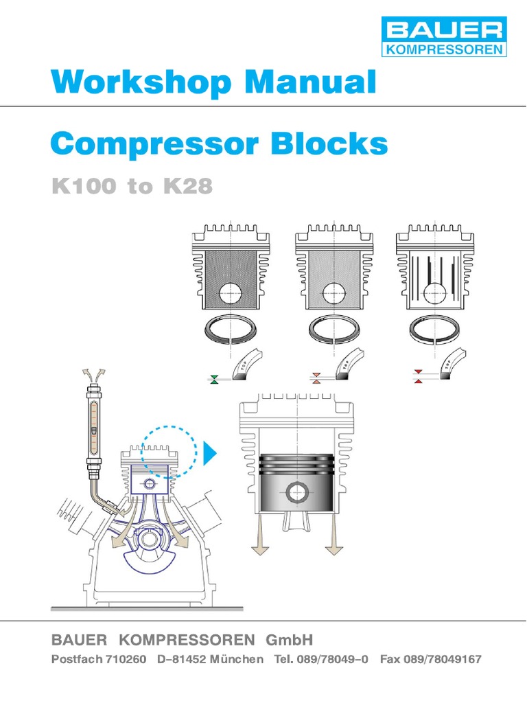 Bauer Compressor Workshop Manual | PDF | Screw | Valve