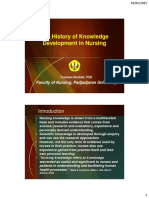 The History of Knowledge Development in Nursing - Feb15