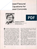 Generalized Flexural Design Equations For Prestressed Concrete