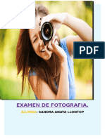 Sandra Anaya Examen de Fotografia