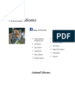 Animal Idioms