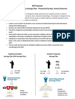 Utah Student Prosperity Savings Plan Bill Outline