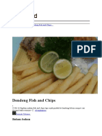Resep Dendeng Fish and Chips
