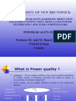 Power Quality Maximisation