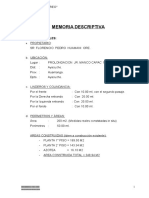 Memo - Descriptiva Pedro Huamani