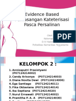 Evidence Based Pemasangan Kateterisasi Pasca Persalinan