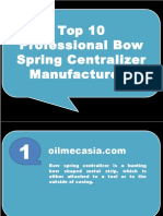 Top 10 Professional Bow Spring Centralizer Manufacturers