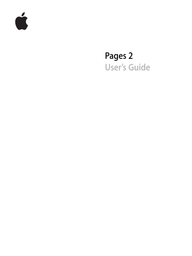 Pages 2 User Guide PDF | PDF | Page Layout | Hyperlink