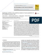 Application of CFD On The Sensitivity Analyses of Some Parameters of The Modified Hartmann Tube