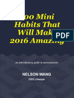 100 Mini Habits That Will Make 2016 Awesome