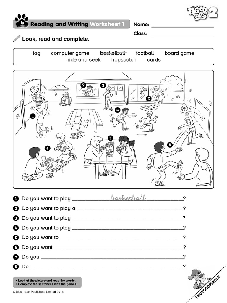 Ficha Inglés 2 Primaria English Worksheet Playground PDF