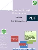 Intrauterine Growth Retardation - IRA ONG