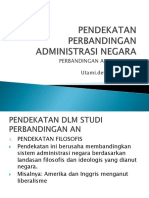 Pendekatan Perbandingan Administrasi Negara