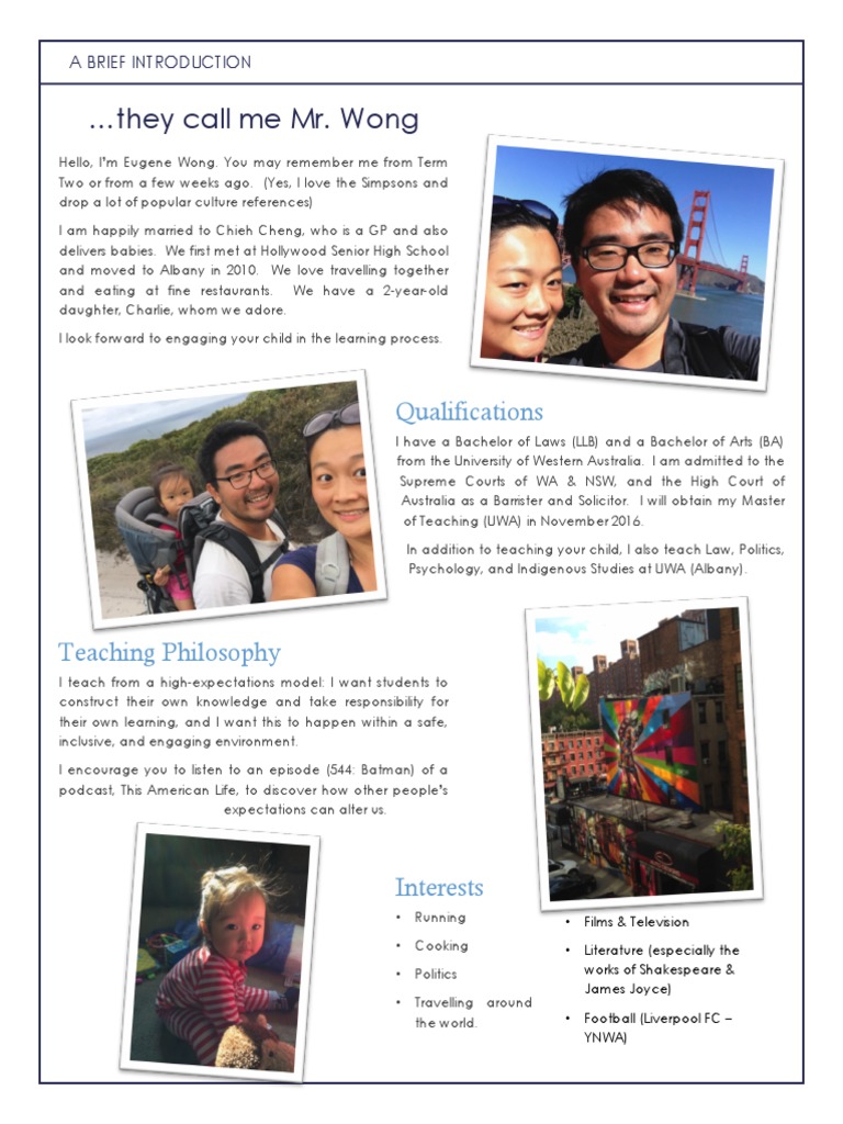 Introduction To Parents PDF