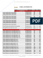 Tabela de Preços - Leão Aço - 2016