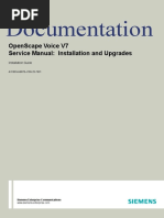 OpenScape Voice V7, Service Manual - Installation and Upgrades, Installation Guide, Issue 25