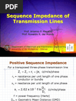 EE251 Note 2 - Sequence Impedance of Transmission Lines