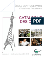 Catalogue de cours de l'ECP