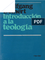 BEINERT Wolfgang, Introducción a La Teología, HERDER, Barcelona 1981