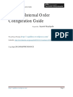 Sap Internal Order