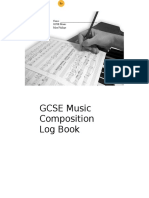 GCSE Music Composition Log Book