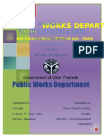 Public Works Department Project Report