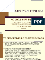 Black American English