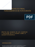 Proyecto Final Fundamentos de Fotografía