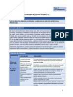 COM - Planificación Unidad 6 - 4to Grado