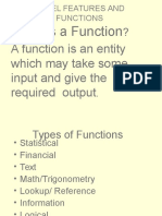 What Is A Function: Excel Features and Functions
