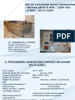 Prezentare Presa de Vulcanizat IVC-F-800 - 1200