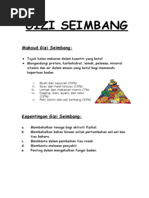 Gizi Seimbang Pdf