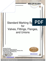 MSS SP 25 Standard Marking System For Valves Fittings Flanges and Unions PDF