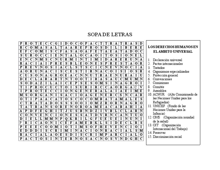 2. SOPA DE LETRAS 2