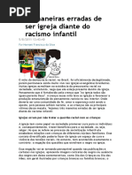 Plano de Salvaão e Racismo