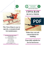 Cinva Ram Block Press Brochure