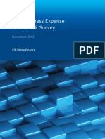 2013 Business Expense Benchmark Survey by Citi Prime
