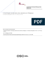 Article - Geo - 0003-4010 - 1910 - Num - 19 - 104 - 7893 - de Martonne - L'hydrologie Souterraine Des Calcaires en Belgique PDF