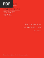 The New Era of Secret Law