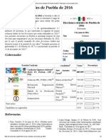 Elecciones Estatales de Puebla de 2016 - Wikipedia, La Enciclopedia Libre