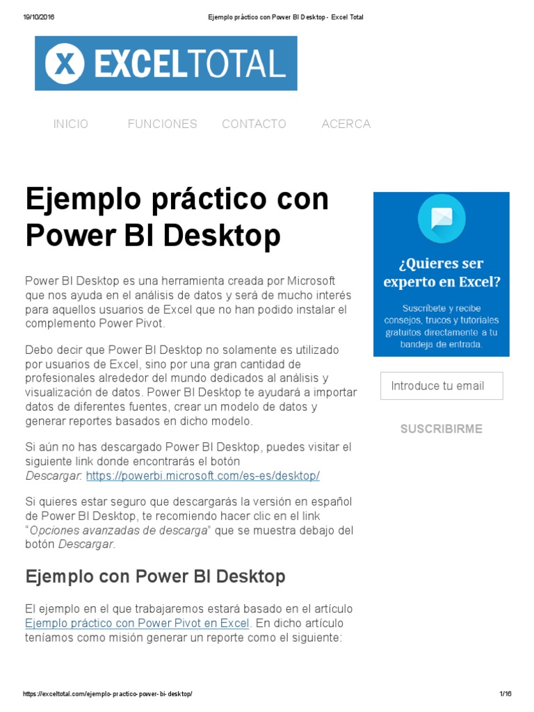 Cambiar Idioma De Power Bi Desktop