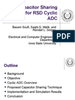 A Capacitor Sharing Technique For RSD Cyclic ADC